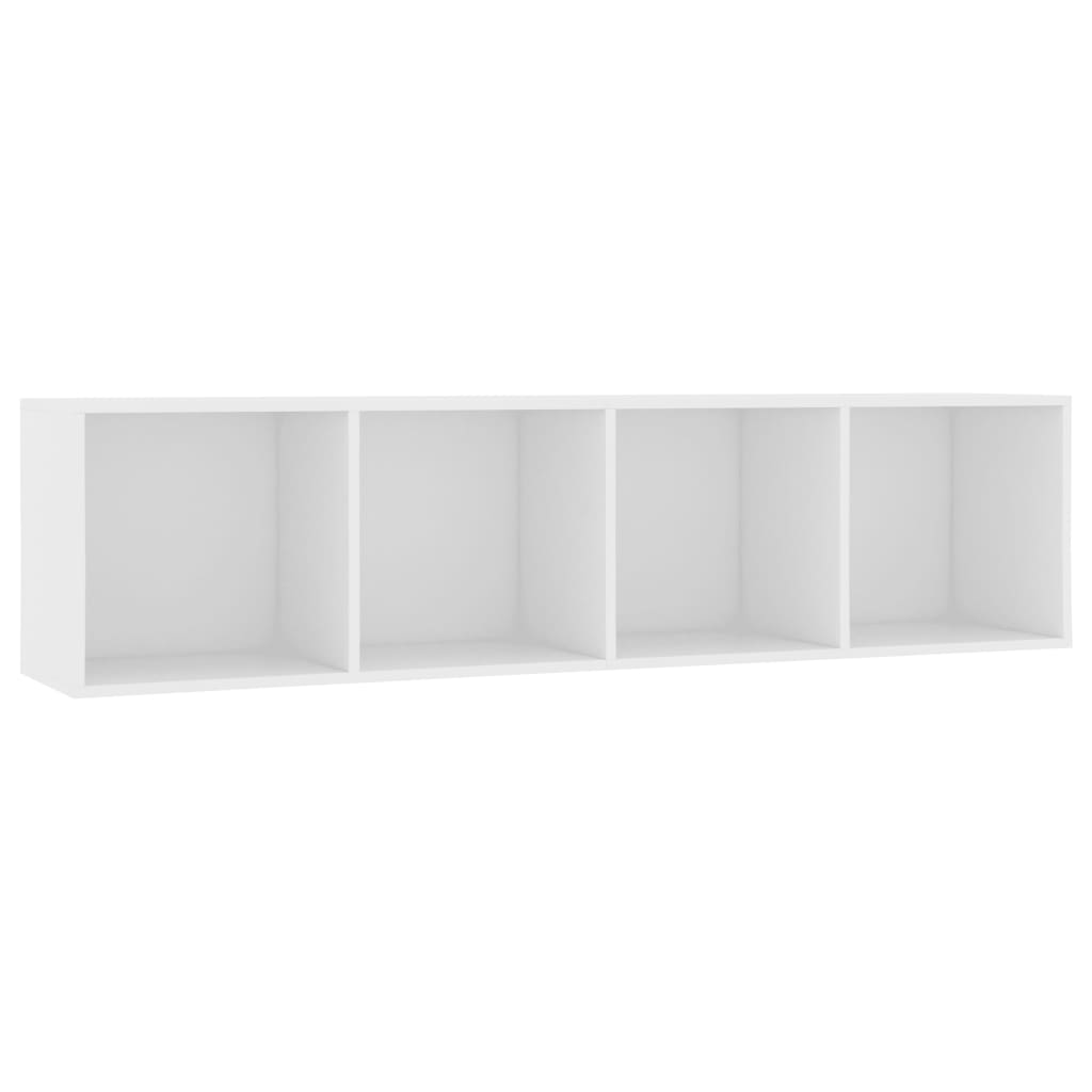 vidaXL Regał na książki/szafka TV, biały, 143x30x36 cm