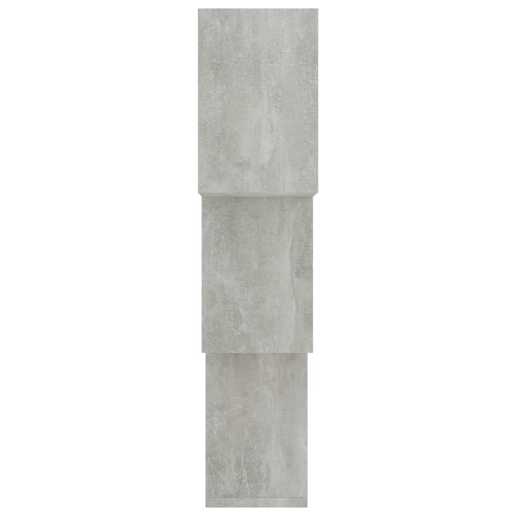 vidaXL Półki ścienne kostki, kolor betonowy szary, 68x15x68 cm