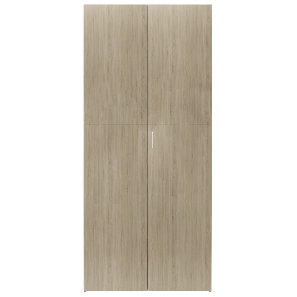 vidaXL Szafka na buty, dąb sonoma, 80x35,5x180 cm