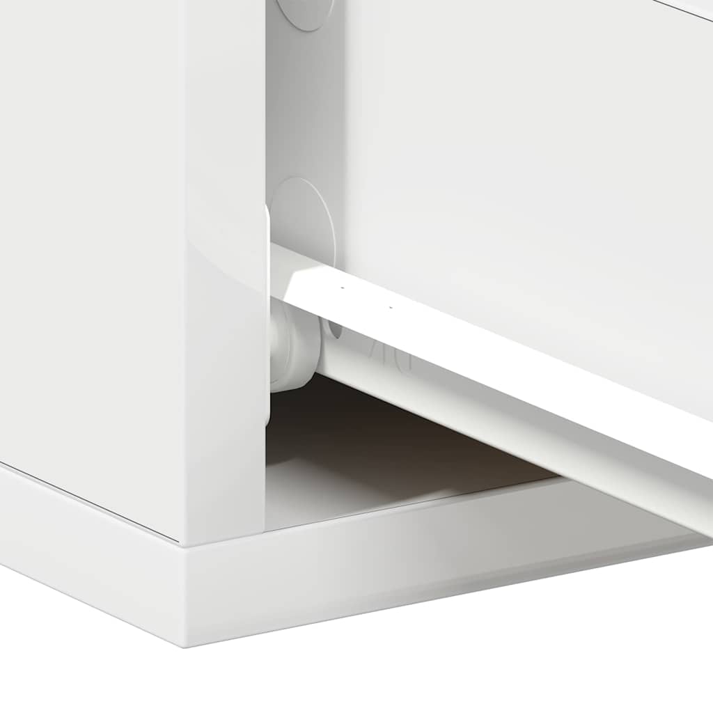 vidaXL Wisząca szafka nocna, biała 40x30x15 cm materiał drewnopochodny