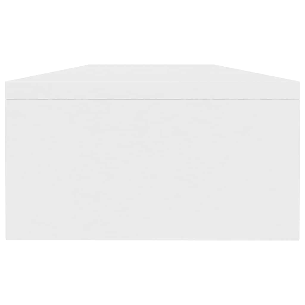 vidaXL Podstawka na monitor, biała, 100x24x13 cm, materiał drewnopochodny
