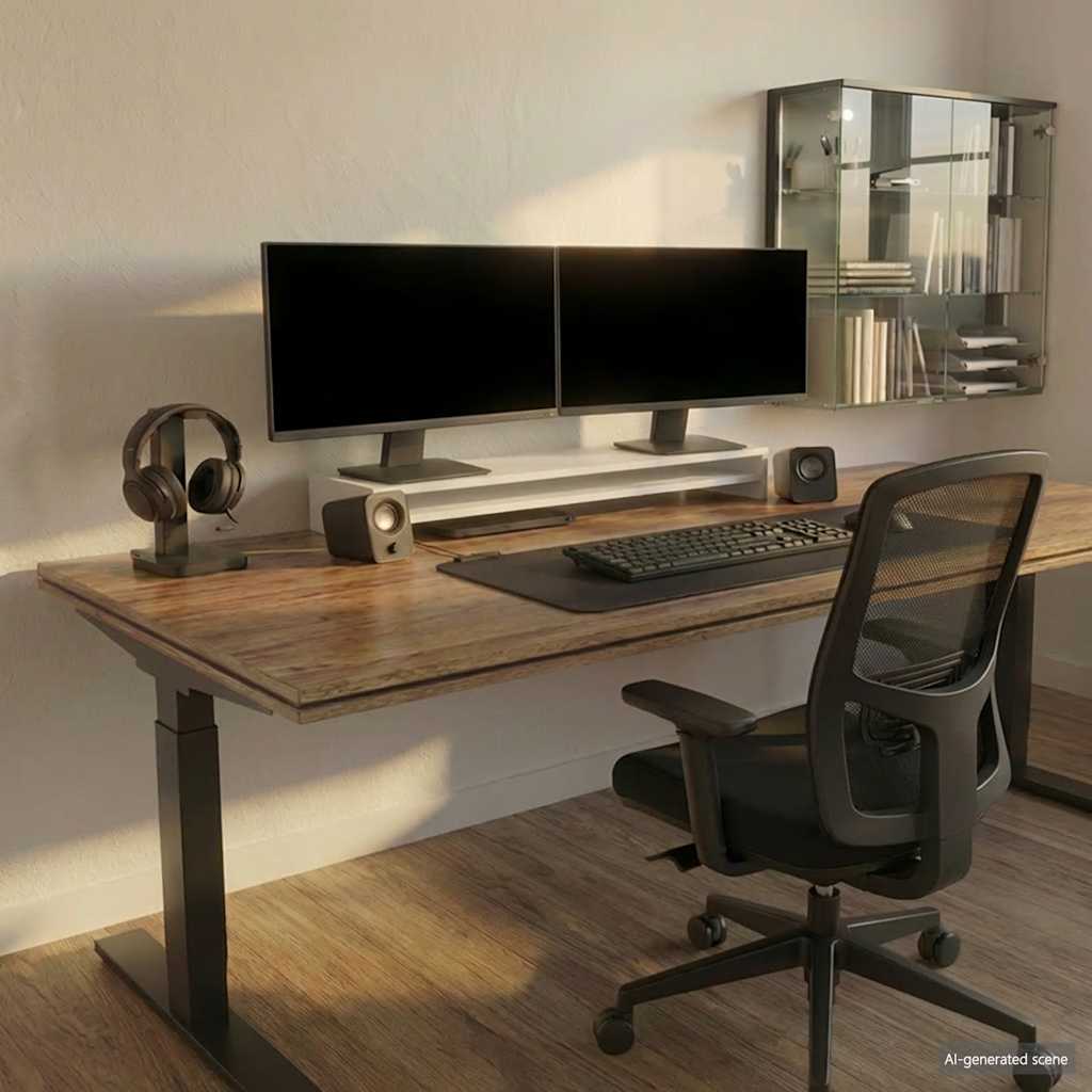 vidaXL Podstawka na monitor, biała, 100x24x13 cm, materiał drewnopochodny