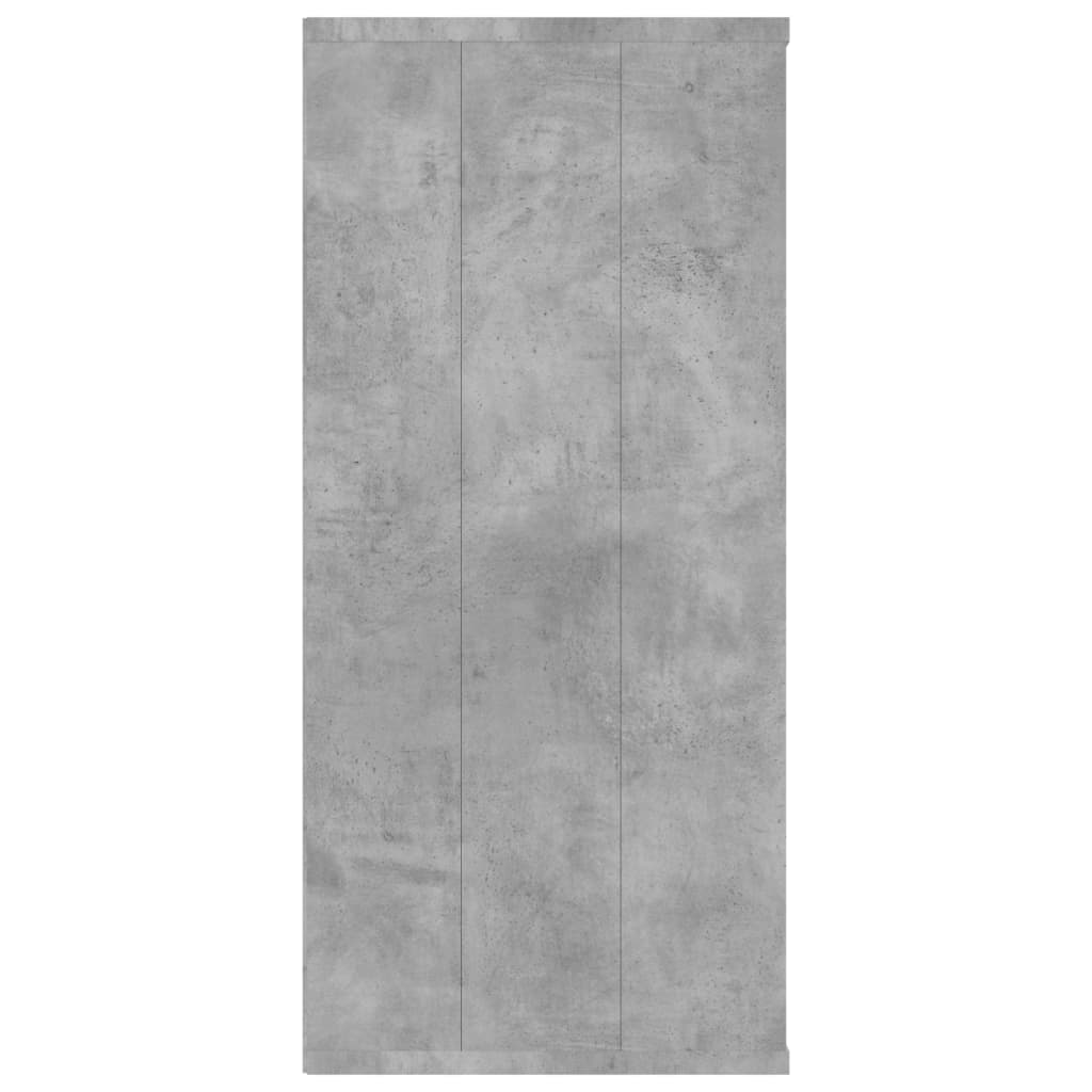 vidaXL Regał na książki/szafka, betonowy szary, 66x30x98 cm