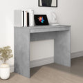 vidaXL Biurko, szarość betonu, 90x40x72 cm, materiał drewnopochodny