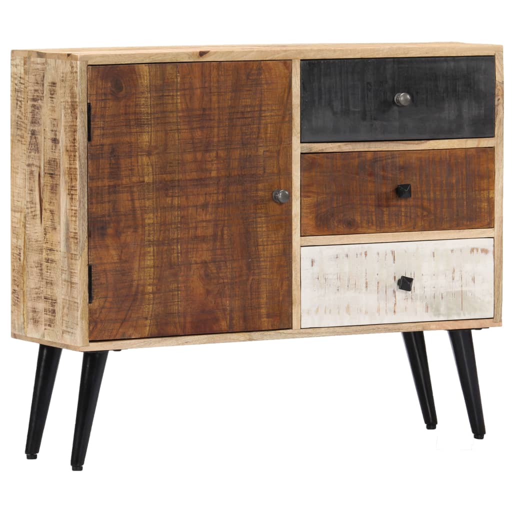 vidaXL Szafka, 88 x 30 x 73 cm, lite drewno mango