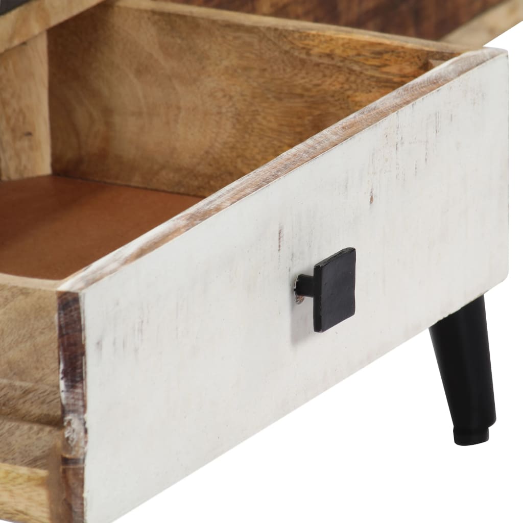 vidaXL Szafka, 118 x 30 x 62 cm, lite drewno mango