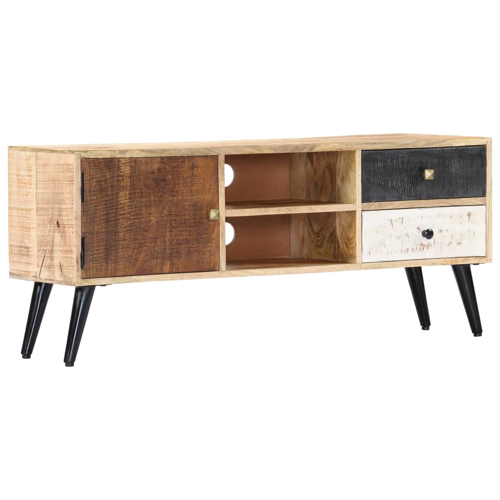 vidaXL Szafka pod TV, 115 x 30 x 47 cm, lite drewno mango