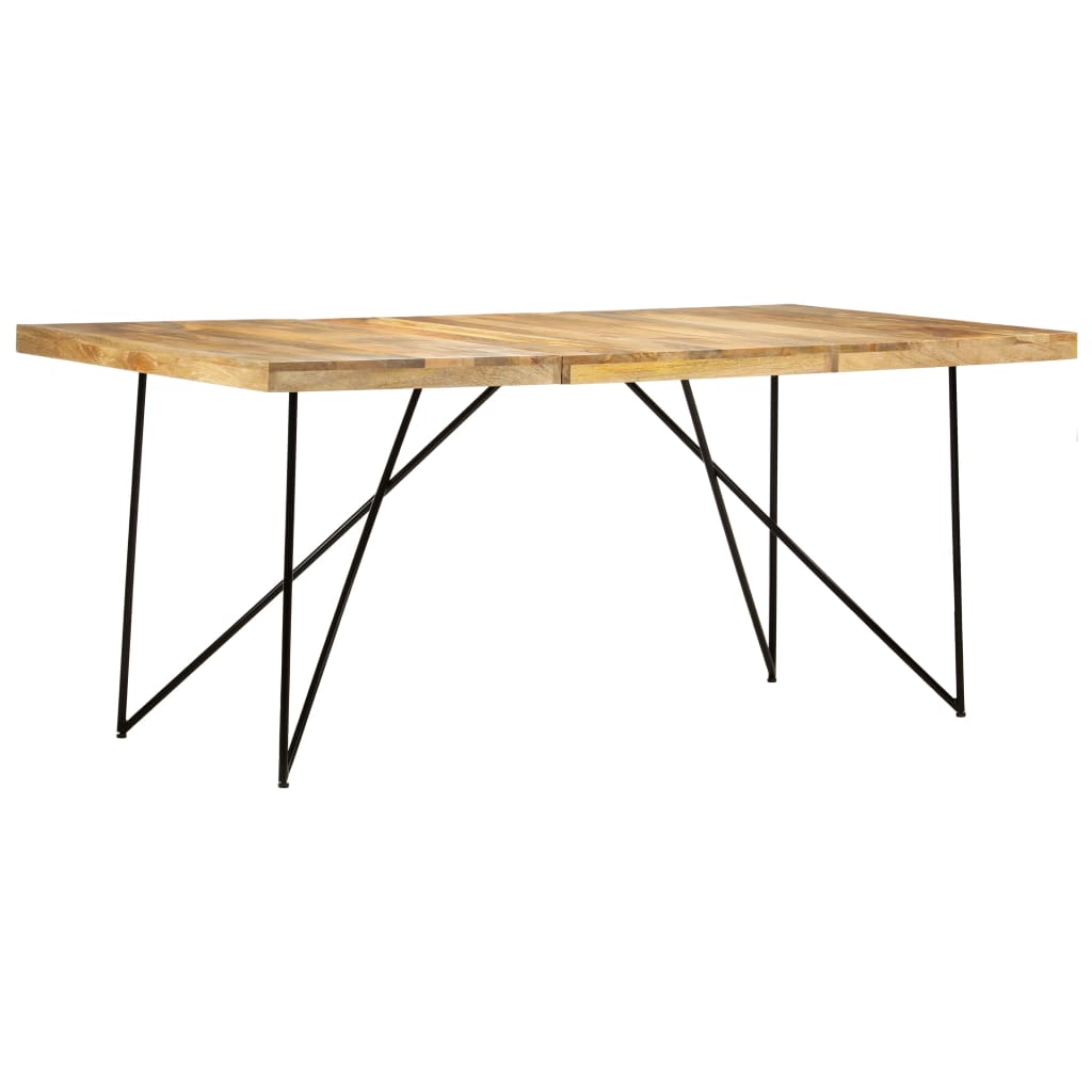 vidaXL Stół jadalniany, 180 x 90 x 76 cm, lite drewno mango