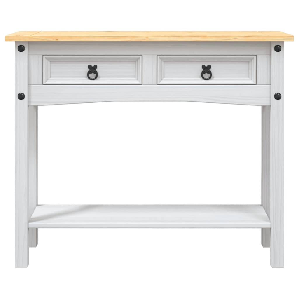 vidaXL Stolik konsola, meksykański styl Corona, sosna, 90x34,5x73 cm