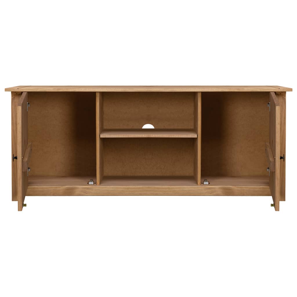 vidaXL Szafka pod TV, 120x40x50 cm, lita sosna, seria Panama