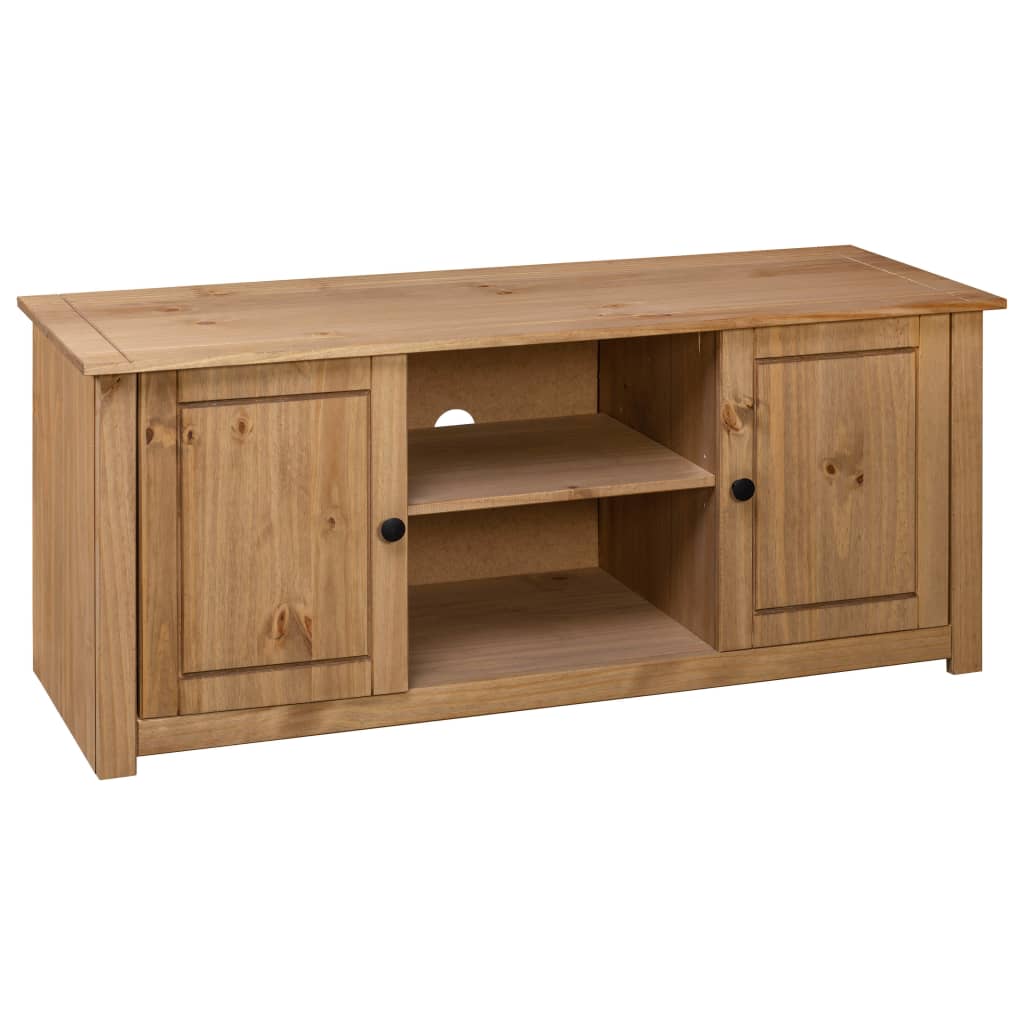 vidaXL Szafka pod TV, 120x40x50 cm, lita sosna, seria Panama