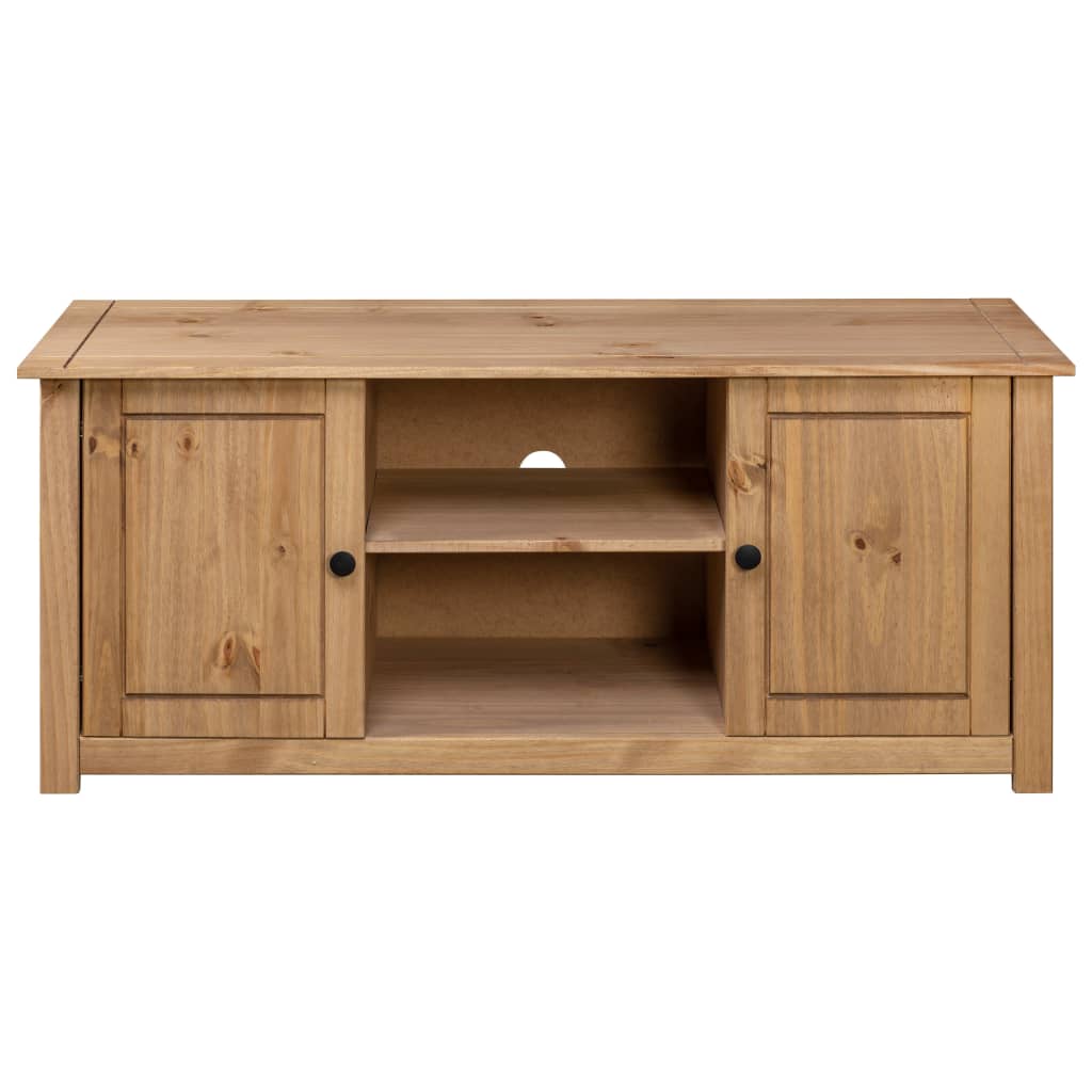 vidaXL Szafka pod TV, 120x40x50 cm, lita sosna, seria Panama