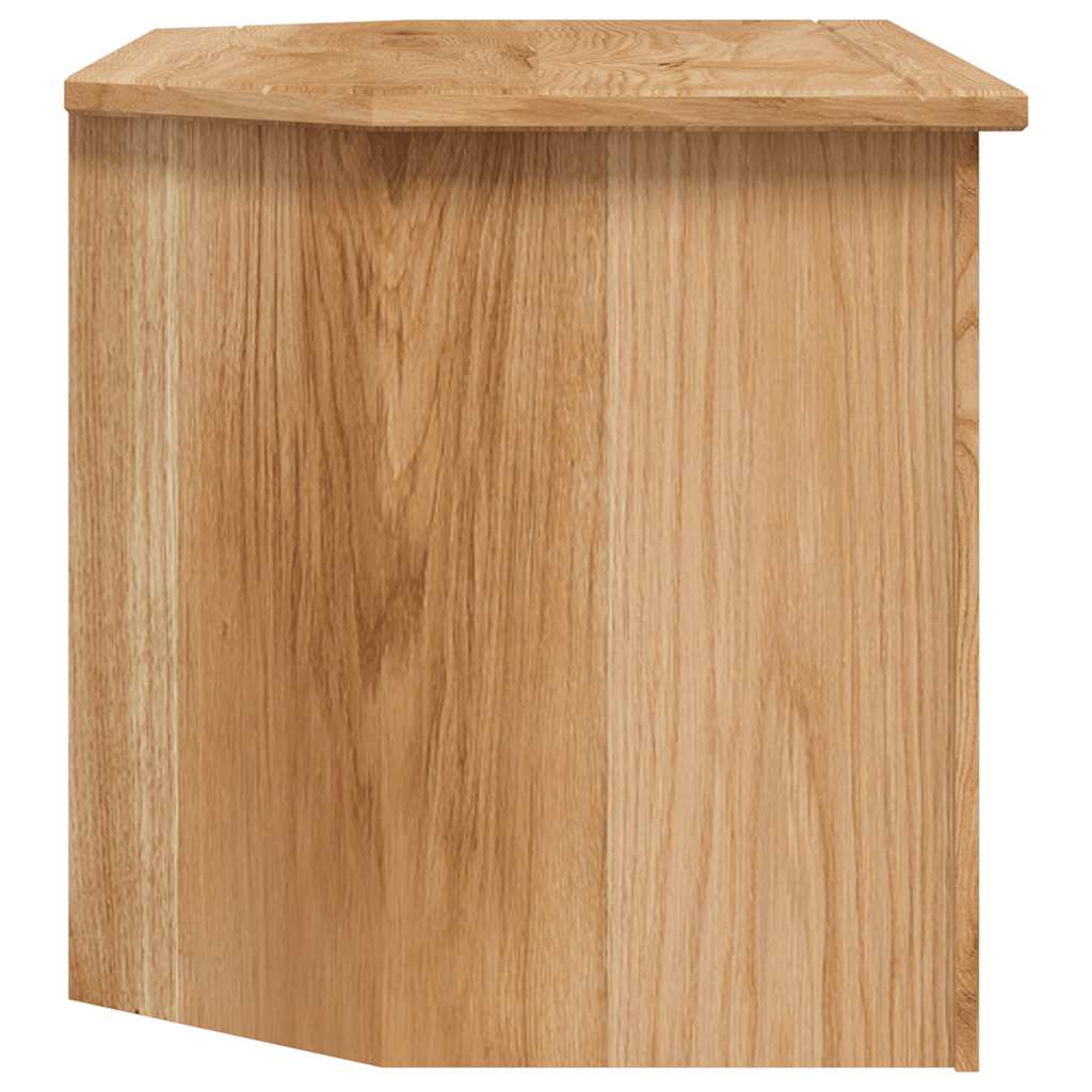 vidaXL Szafka narożna pod TV, 93x49x49 cm, lita sosna, seria Panama