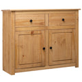 vidaXL Szafka, 93x40x80 cm, lite drewno sosnowe, seria Panama