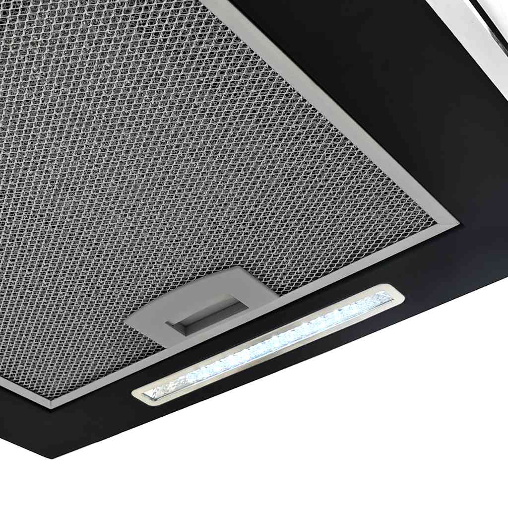 vidaXL Wiszący okap nad wyspę, dotykowy LCD, 37 cm, stal