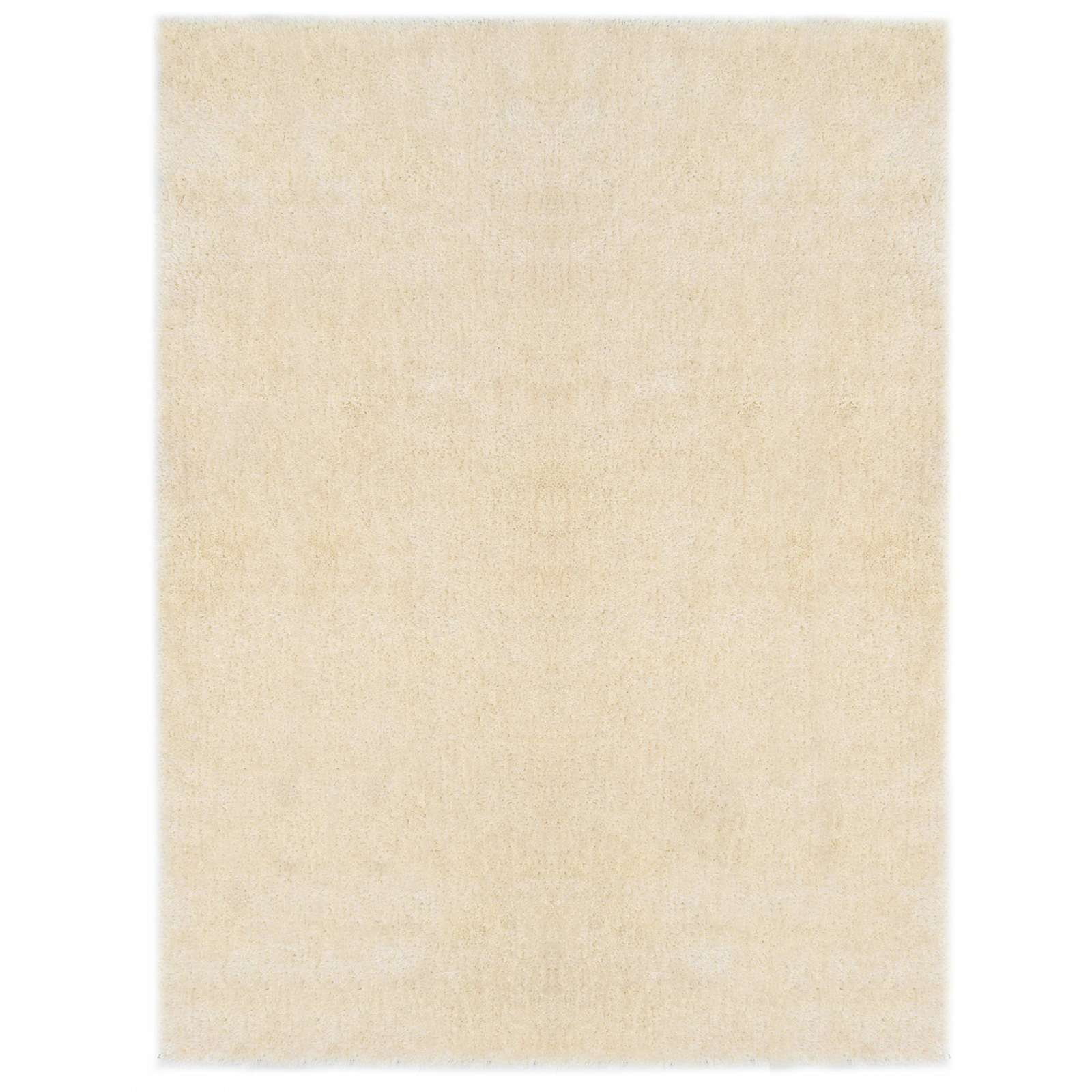 vidaXL Shaggy dywanik Kremowy 120 x 160 cm Polietylen