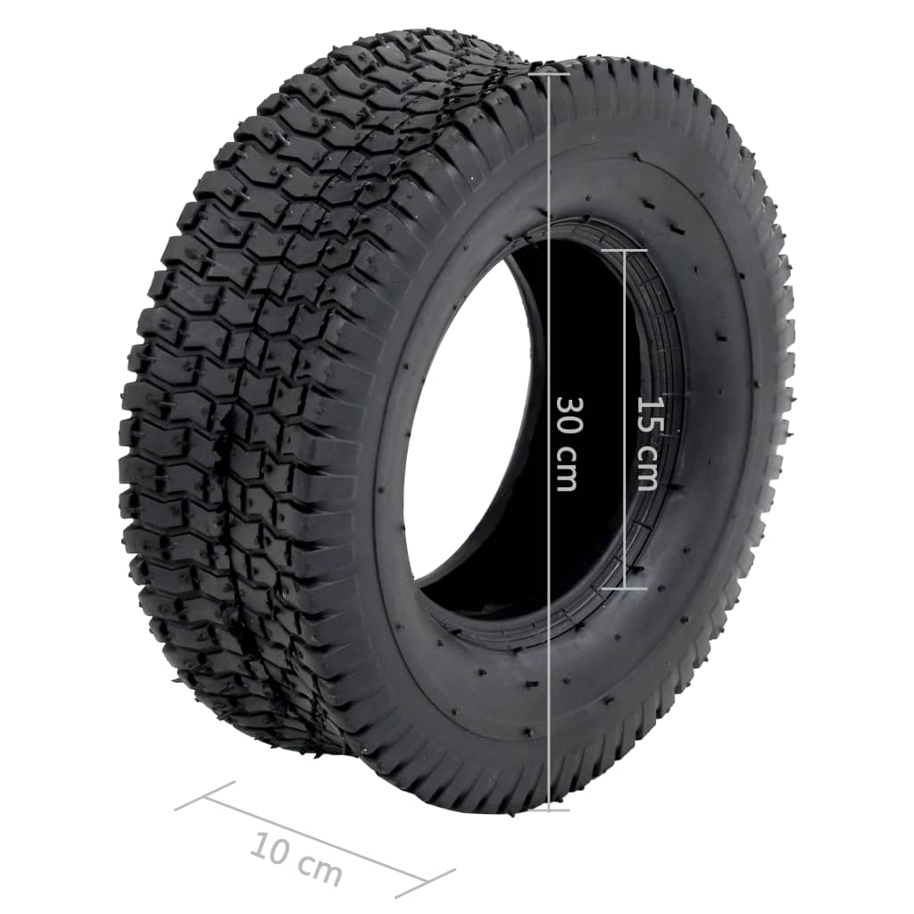 vidaXL Opony do taczki, 2 szt., 13x5.00-6 4PR, guma
