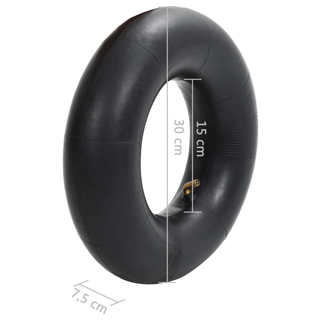 vidaXL Dętki do taczki, 2 szt., 13x5.00-6, guma