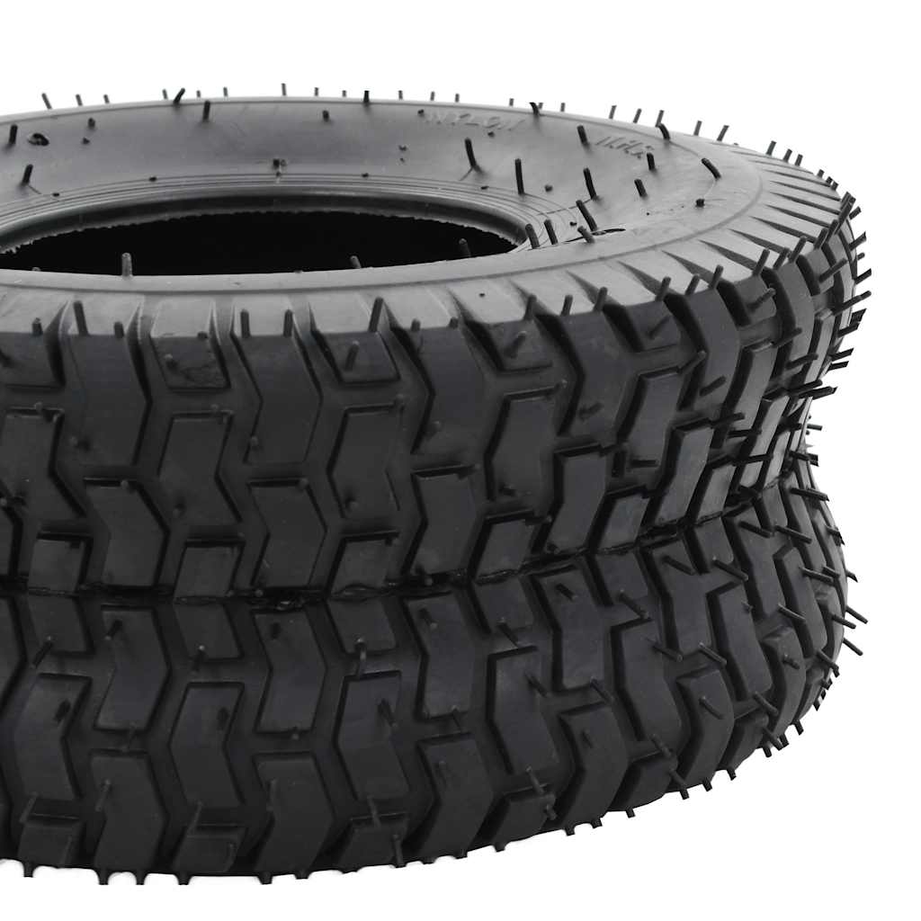 vidaXL Opony do taczki, 2 szt., 15x6.00-6 4PR, guma