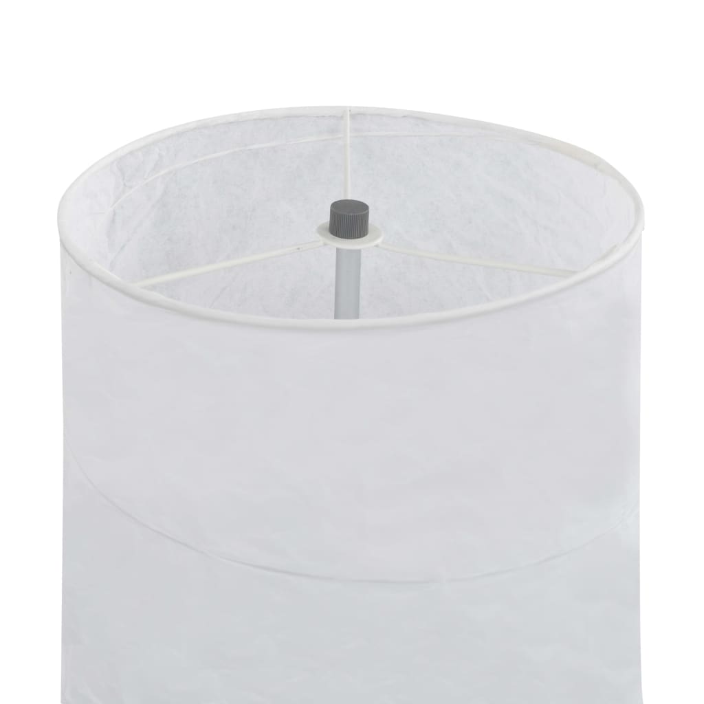 vidaXL Lampa podłogowa na stojaku, 121 cm, biała, E27