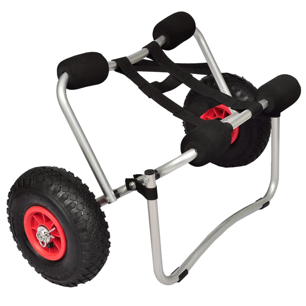 vidaXL Wózki do transportu kajaka, 2 szt., aluminiowe