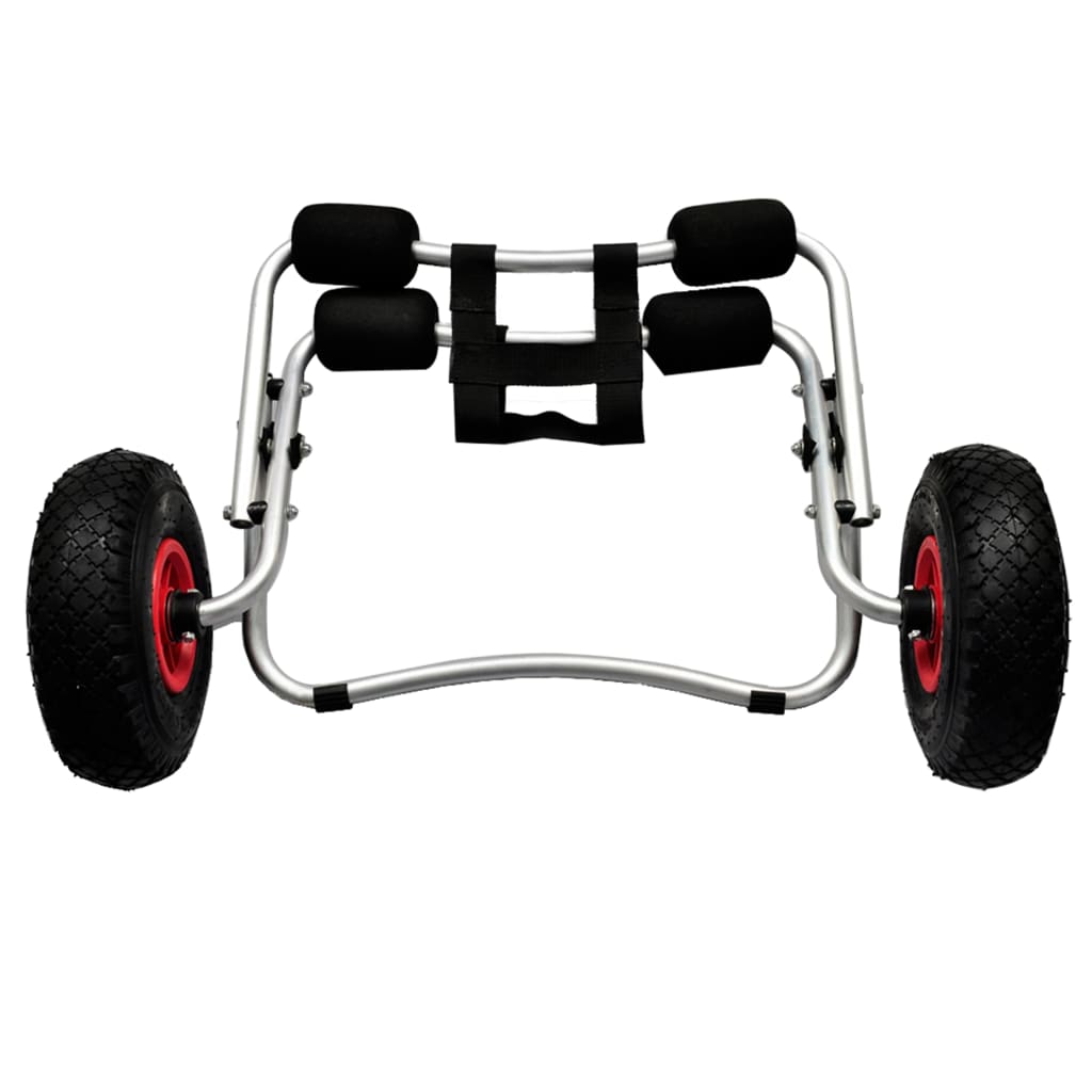 vidaXL Wózki do transportu kajaka, 2 szt., aluminiowe