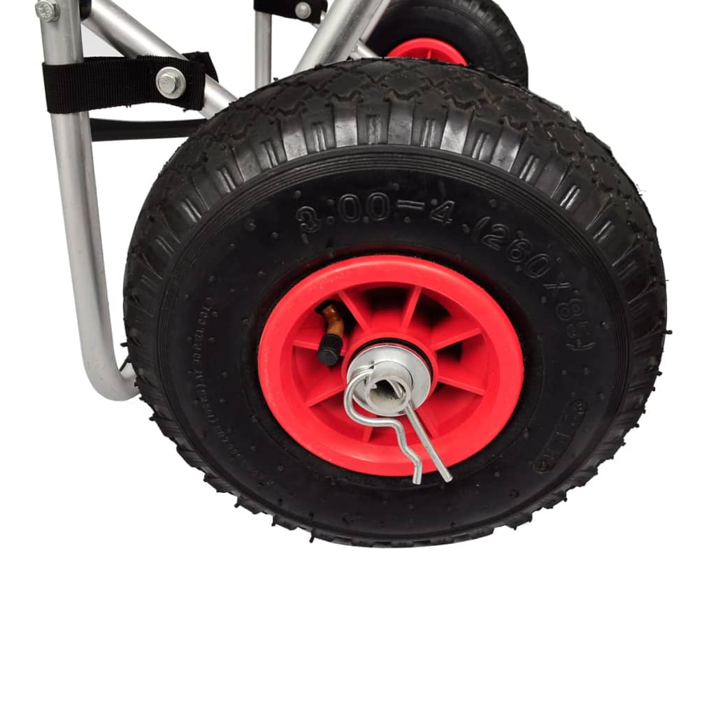 vidaXL Wózki do transportu kajaka, 2 szt., aluminiowe