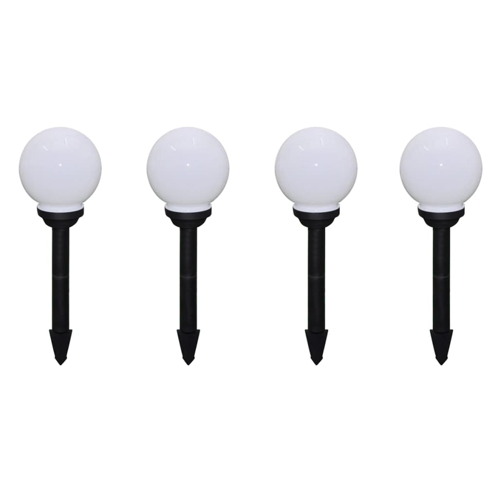 vidaXL Lampy do oświetlenia ścieżki, 8 szt, LED, 15 cm, ze szpikulcami