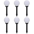 vidaXL Lampy do oświetlenia ścieżki, 6 szt, LED, 20 cm, ze szpikulcami