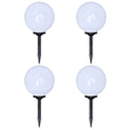 vidaXL Lampy do oświetlenia ścieżki, 4 szt, LED, 30 cm, ze szpikulcami