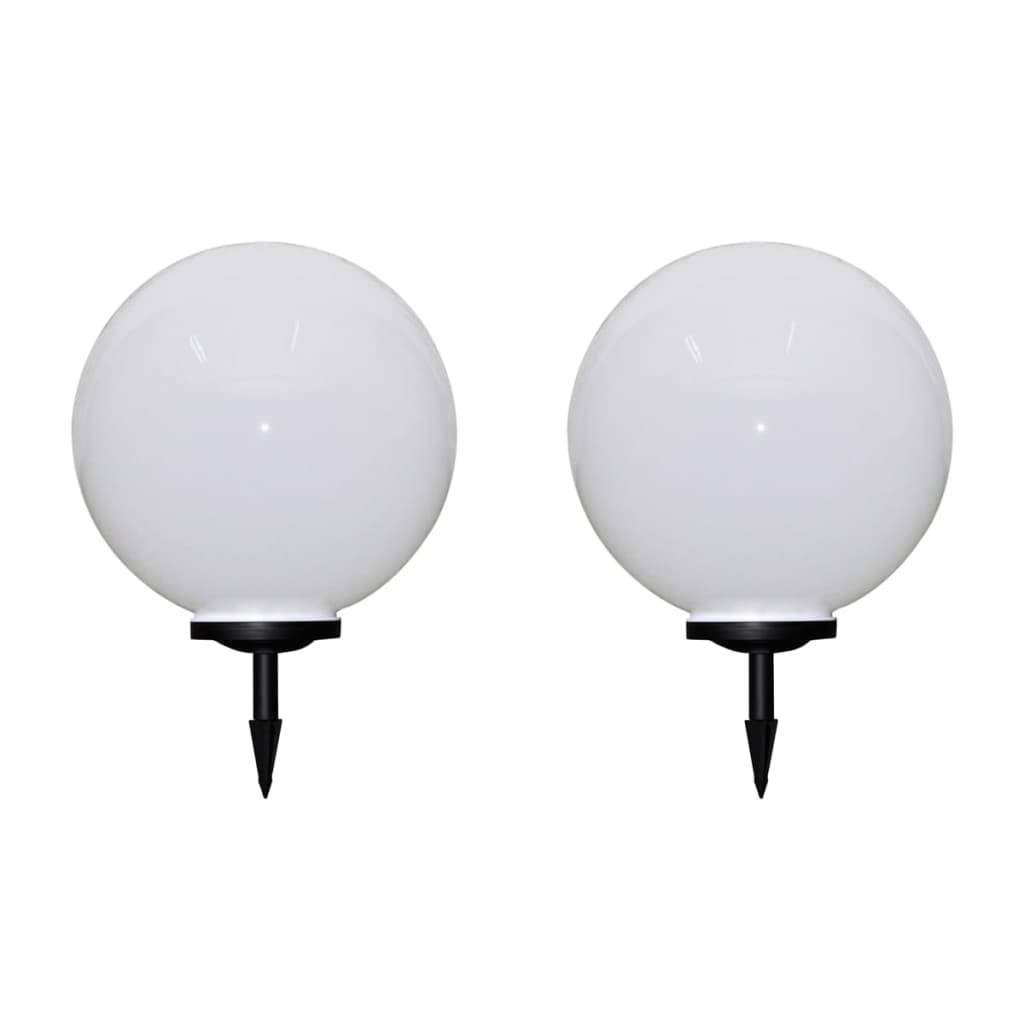 vidaXL Lampy do oświetlenia ścieżki, 2 szt, LED, 50 cm, ze szpikulcami