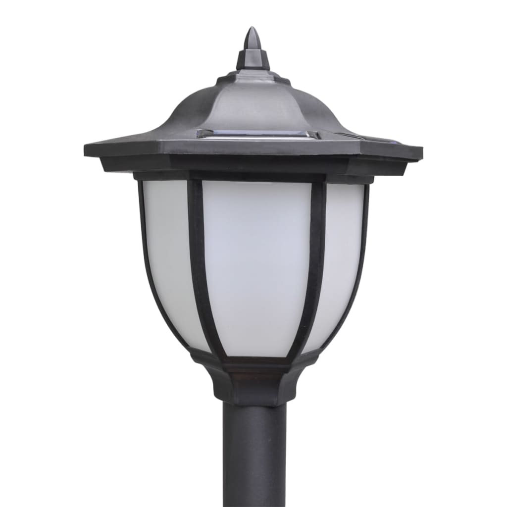 vidaXL Solarne lampy ogrodowe z łańcuchem i słupkami, 4 szt.