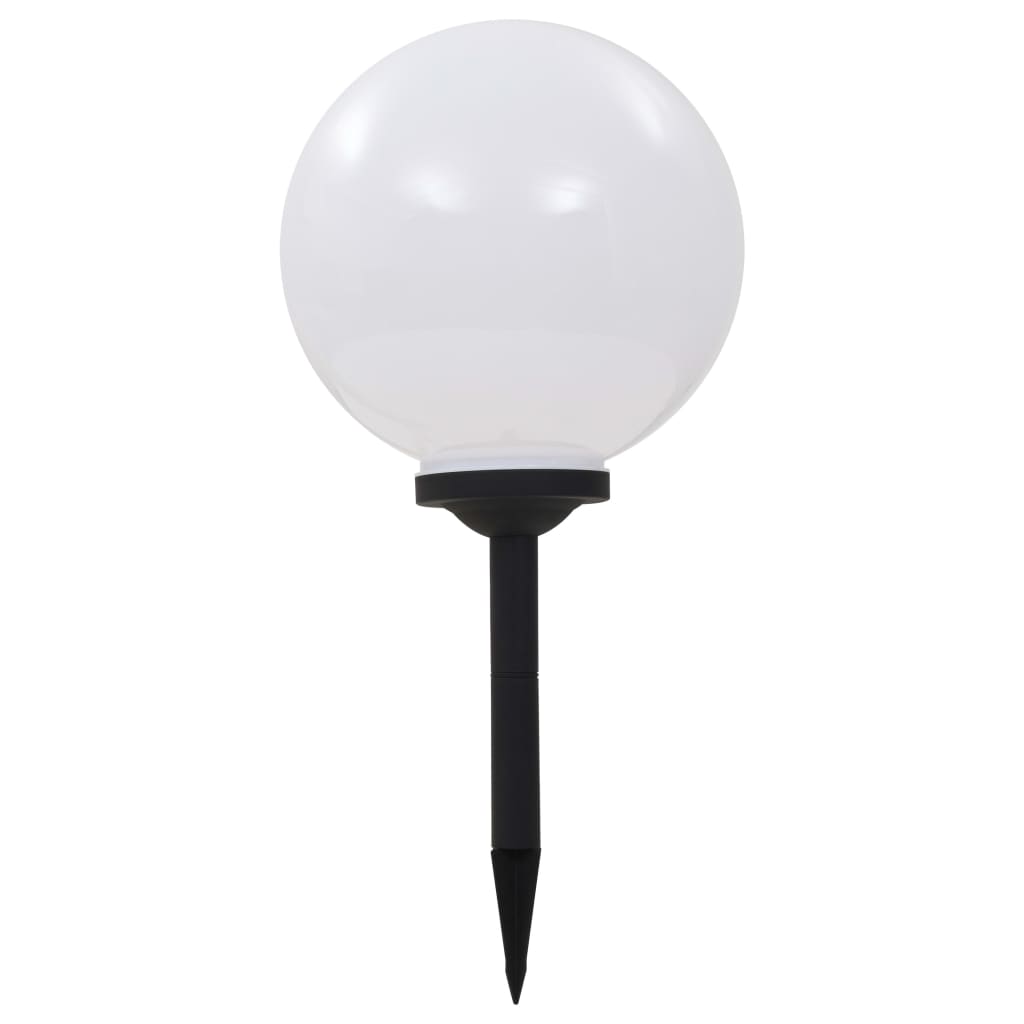 vidaXL Lampy solarne do ogrodu, 4 szt., LED, kuliste, 30 cm, RGB