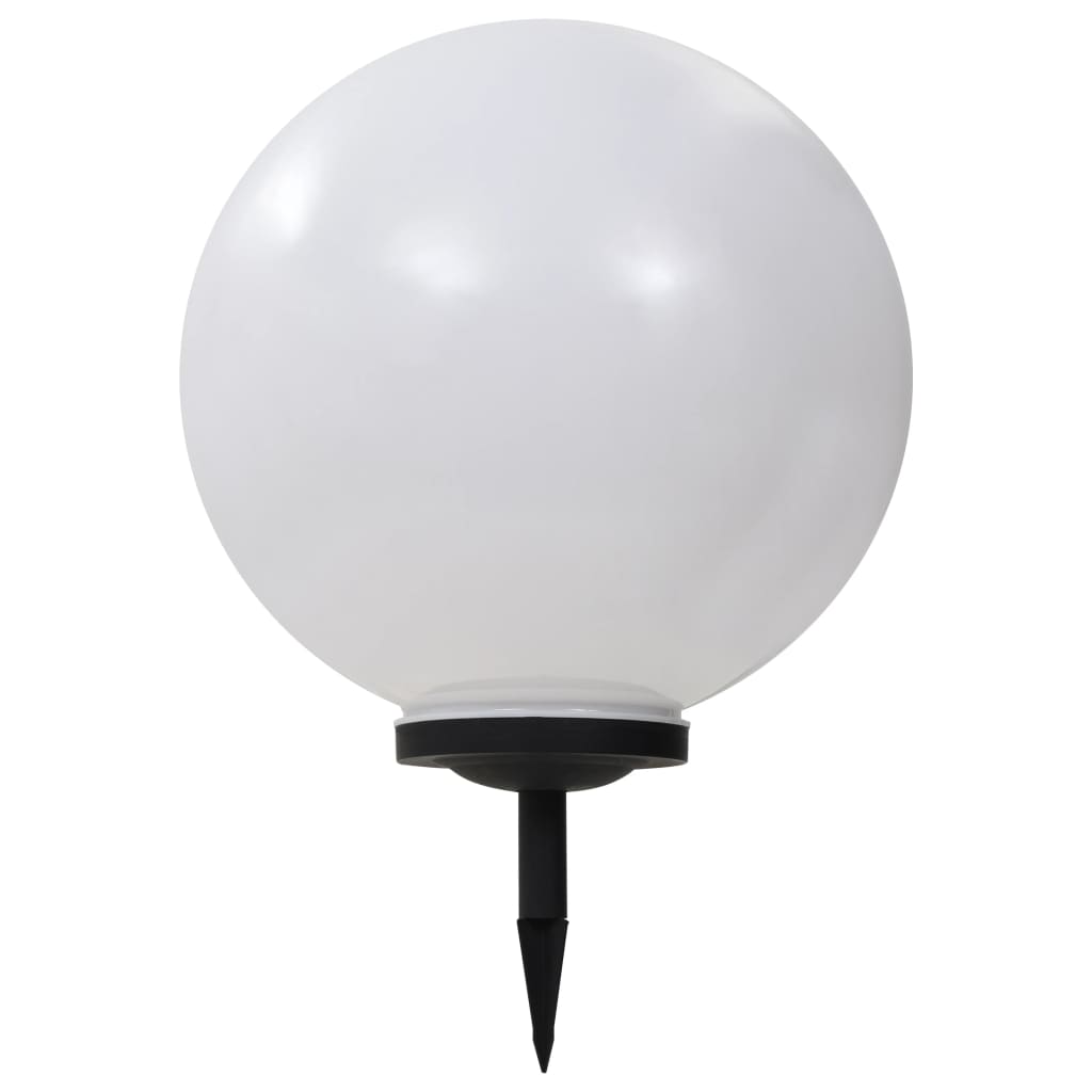 vidaXL Lampy solarne do ogrodu, 2 szt., LED, kuliste, 40 cm, RGB