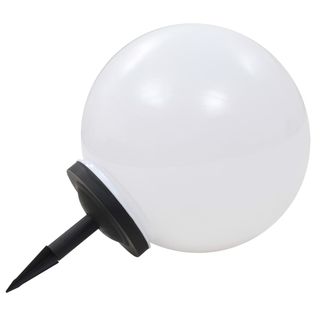 vidaXL Lampy solarne do ogrodu, 2 szt., LED, kuliste, 40 cm, RGB