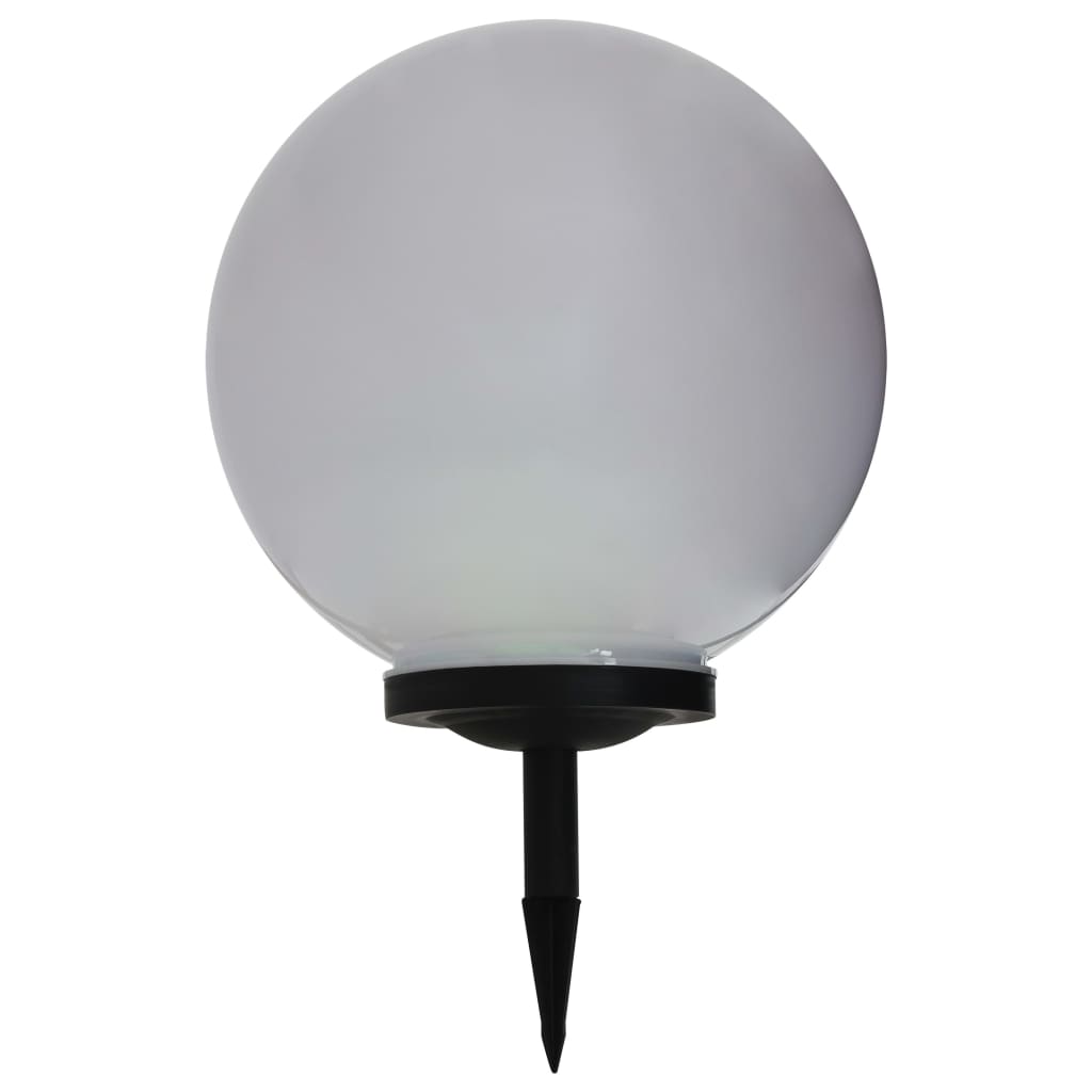 vidaXL Lampy solarne do ogrodu, 2 szt., LED, kuliste, 40 cm, RGB