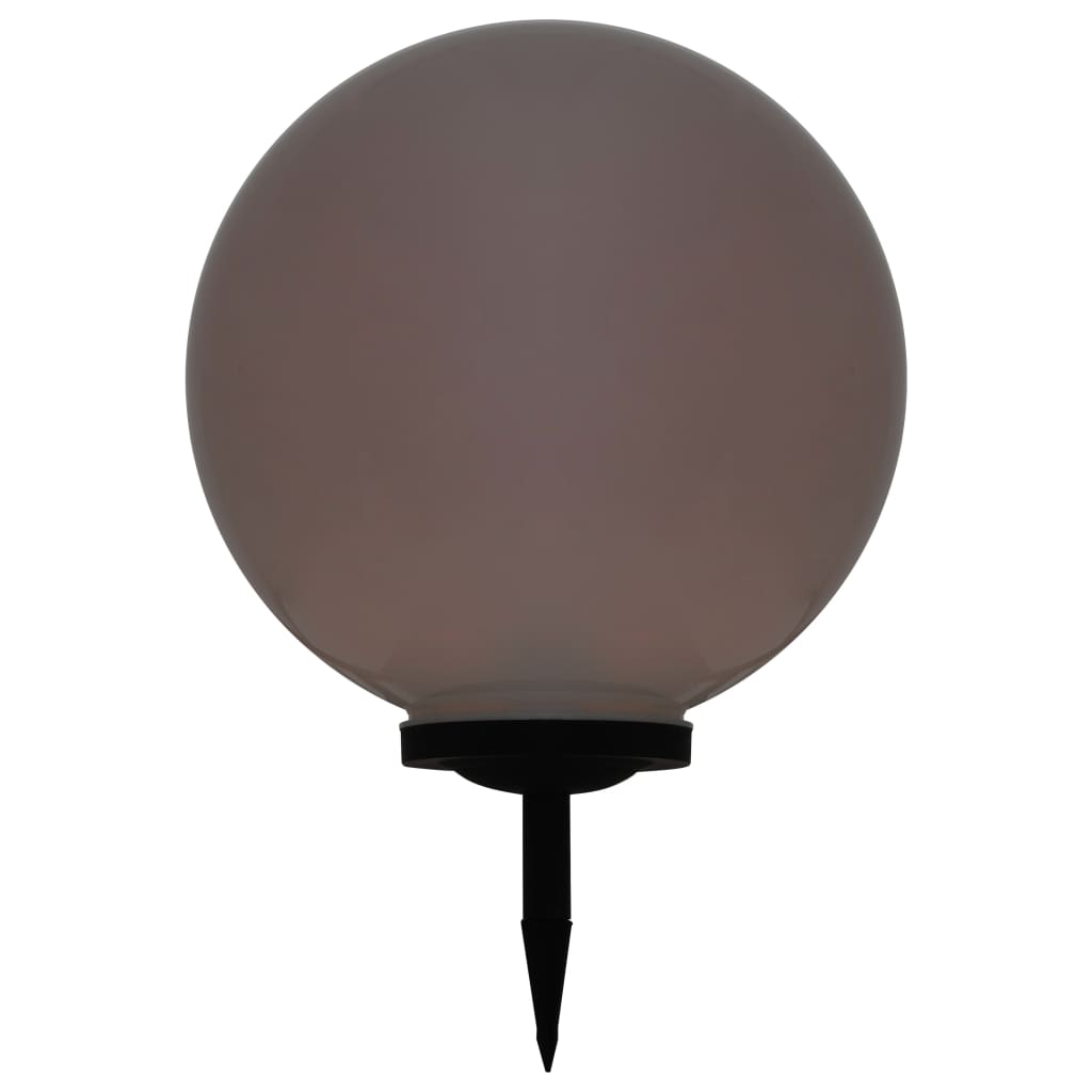 vidaXL Lampy solarne do ogrodu, 2 szt., LED, kuliste, 50 cm, RGB