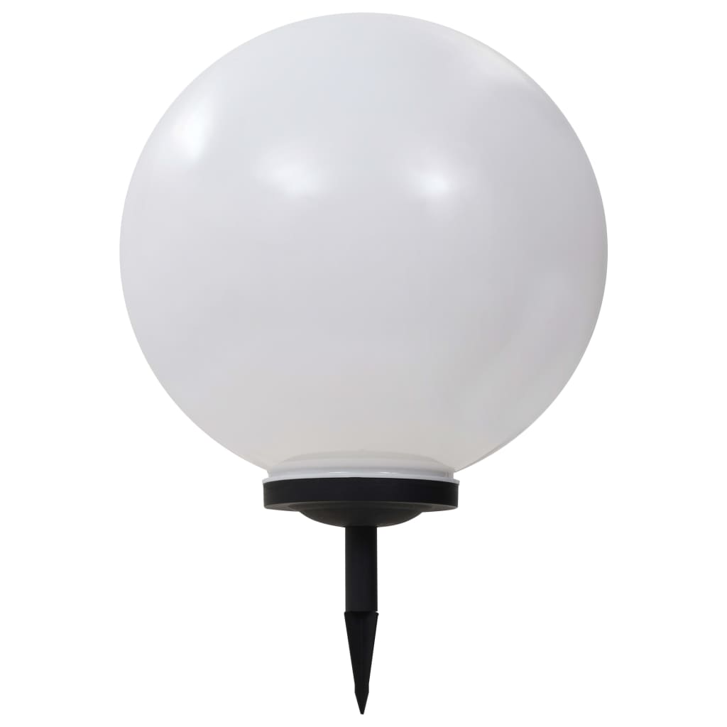 vidaXL Lampy solarne do ogrodu, 2 szt., LED, kuliste, 50 cm, RGB