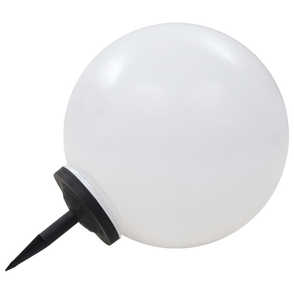 vidaXL Lampy solarne do ogrodu, 2 szt., LED, kuliste, 50 cm, RGB
