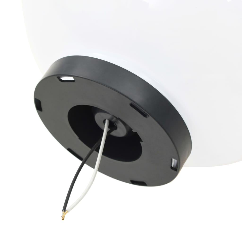 vidaXL Lampy ogrodowe LED, 4 szt., kuliste, 30 cm, PMMA