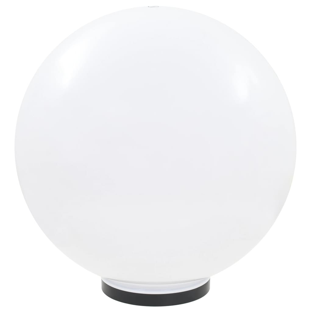 vidaXL Lampy ogrodowe LED, 2 szt., kuliste, 50 cm, PMMA