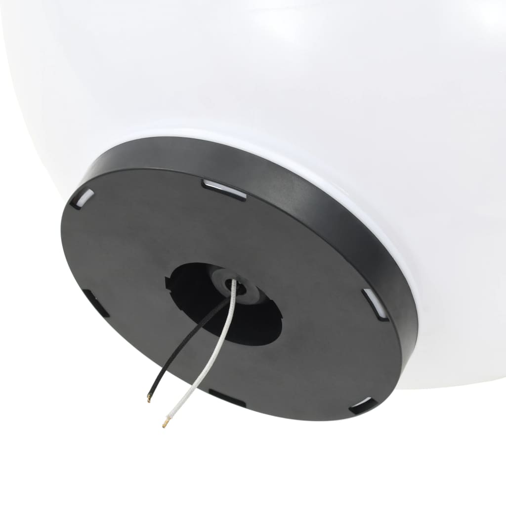 vidaXL Lampy ogrodowe LED, 2 szt., kuliste, 50 cm, PMMA