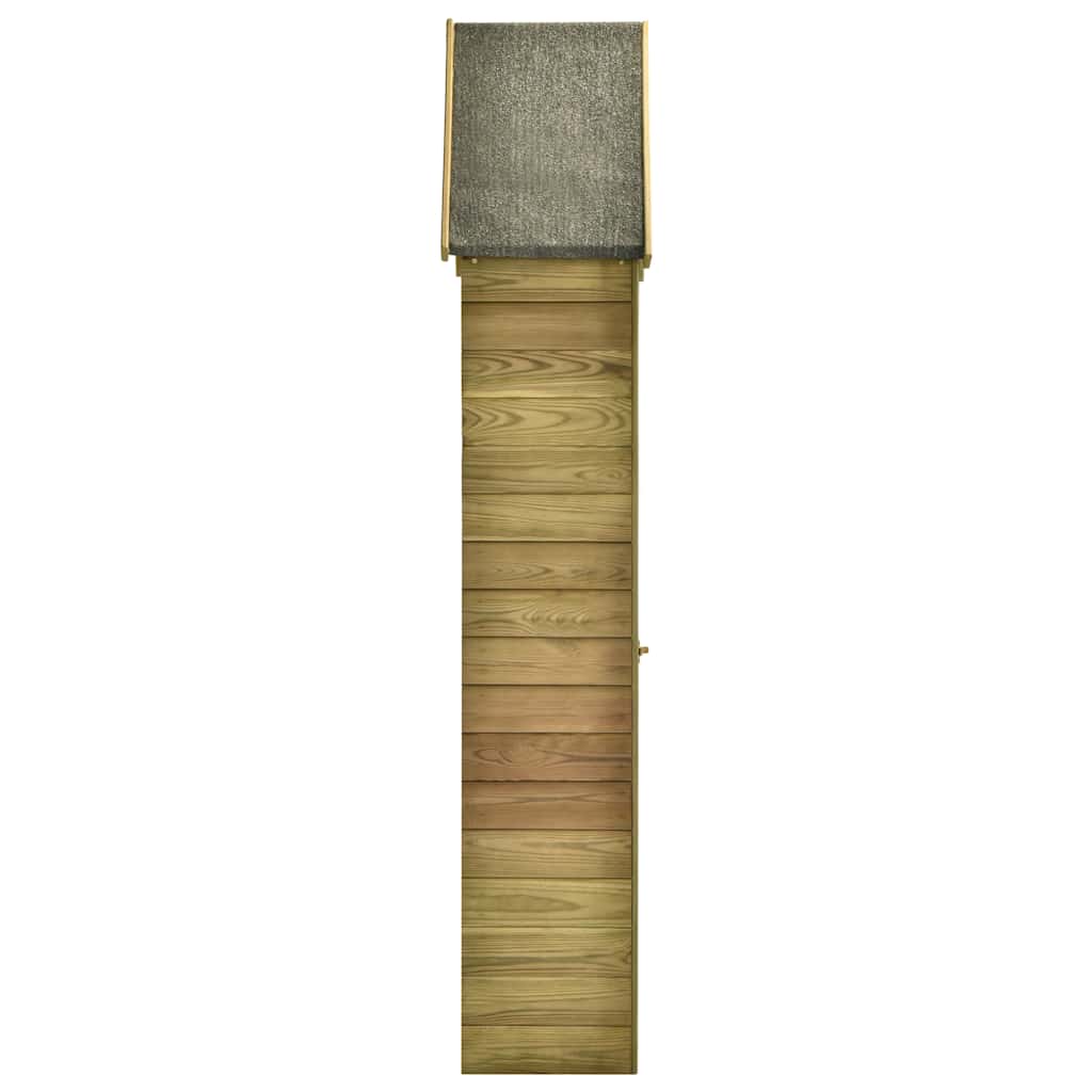 vidaXL Szopka na narzędzia, 69,5x32x178 cm, impregnowana sosna