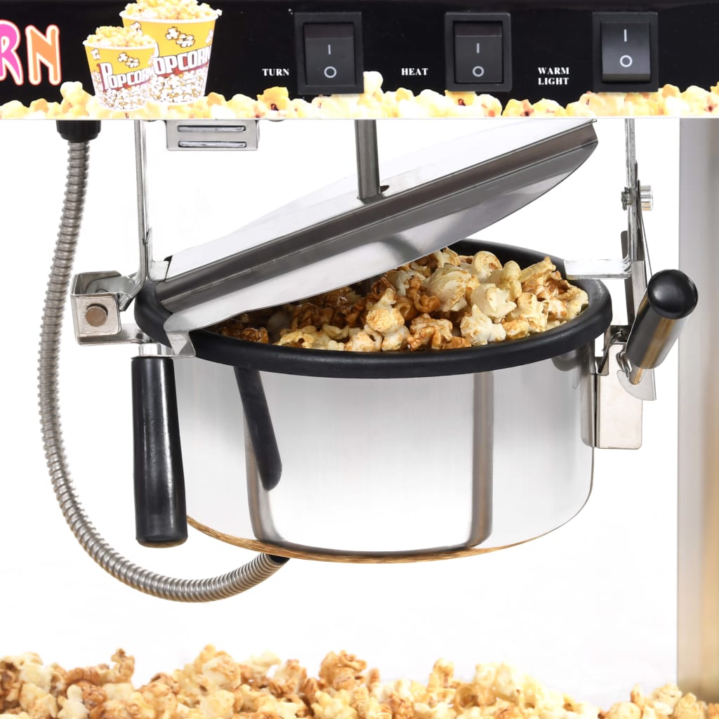 vidaXL Maszyna do popcornu z teflonowym pojemnikiem, 1400 W