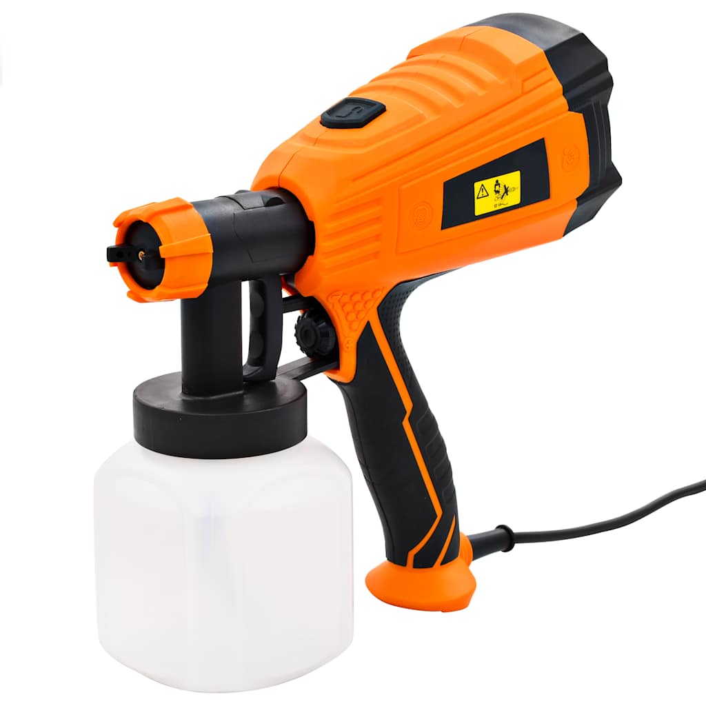 vidaXL Elektryczny pistolet natryskowy z 3 dyszami, 500 W, 800 ml