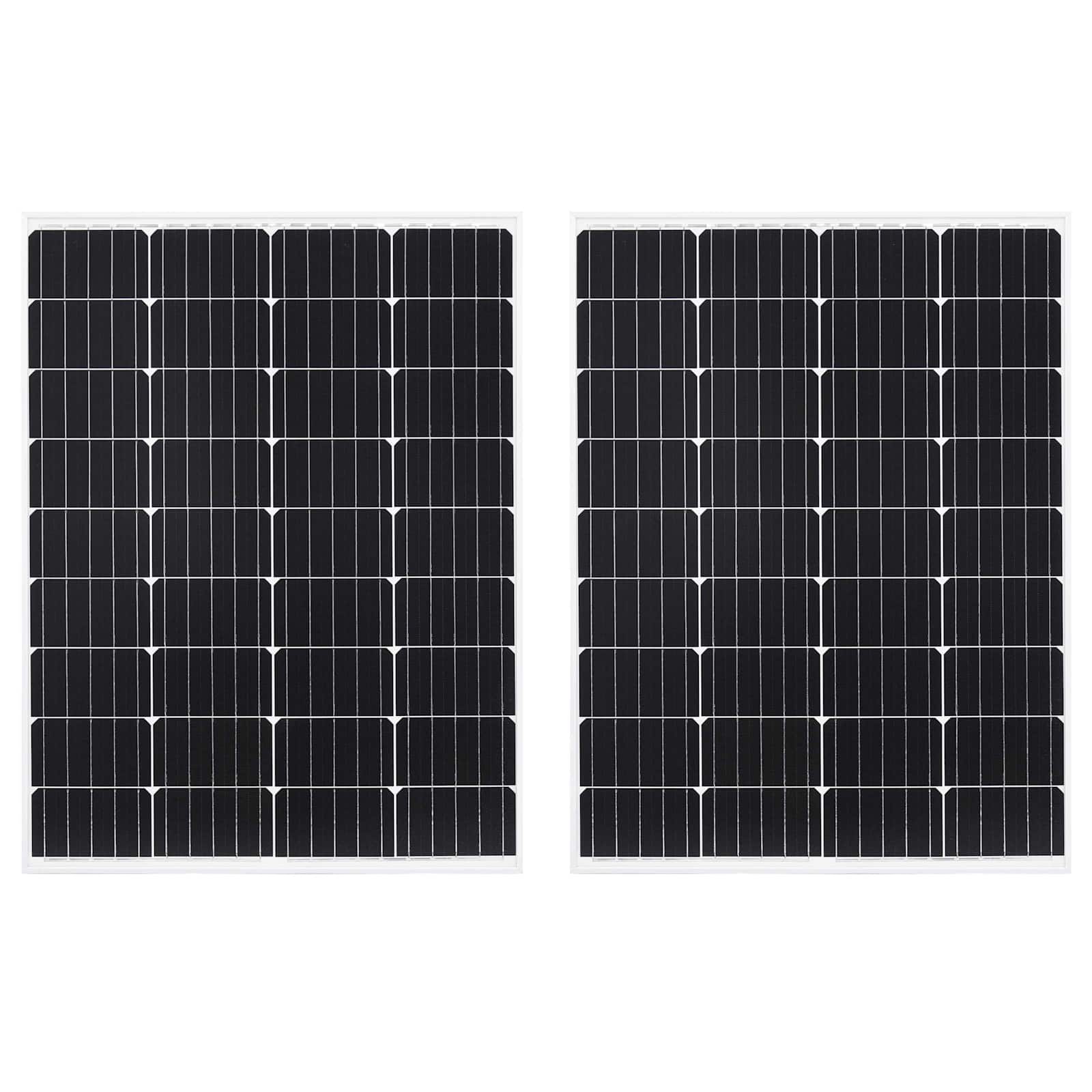 vidaXL Panele słoneczne Aluminium