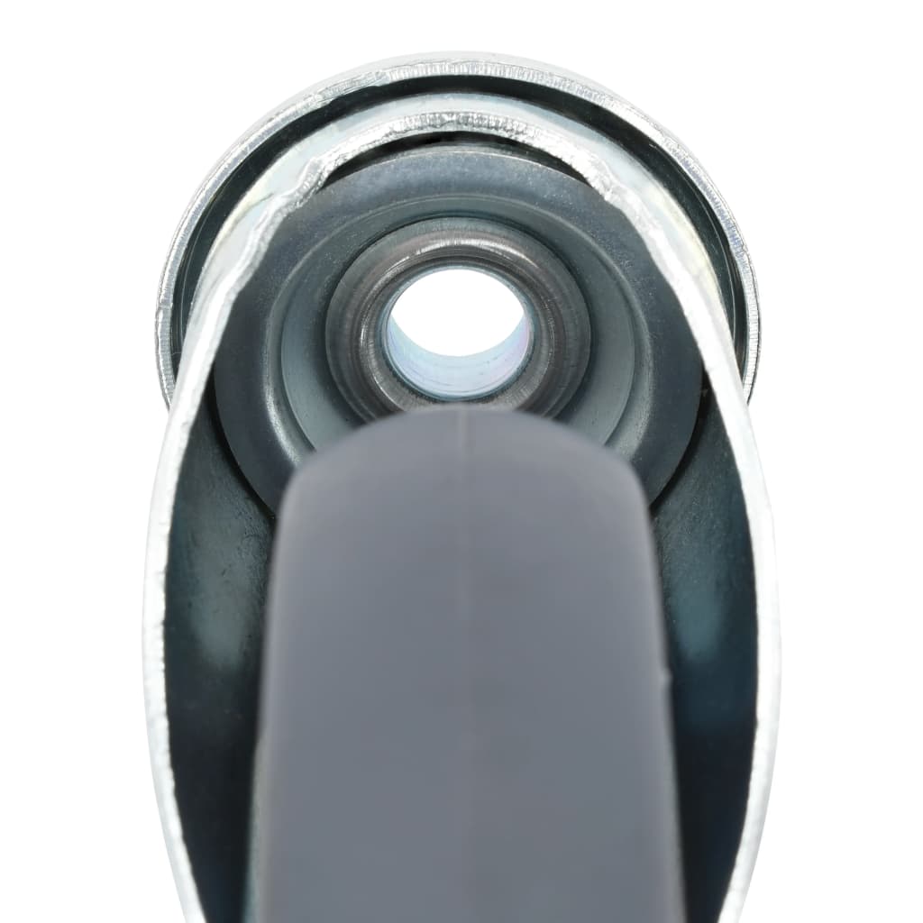vidaXL 12 skrętnych kółek z otworem na śrubę, 125 mm