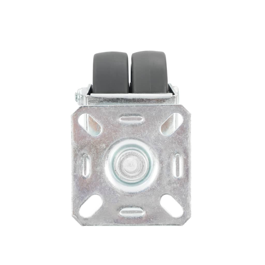 vidaXL 32 podwójne kółka skrętne, 50 mm