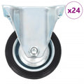 vidaXL 24 kółka nieskrętne, 75 mm
