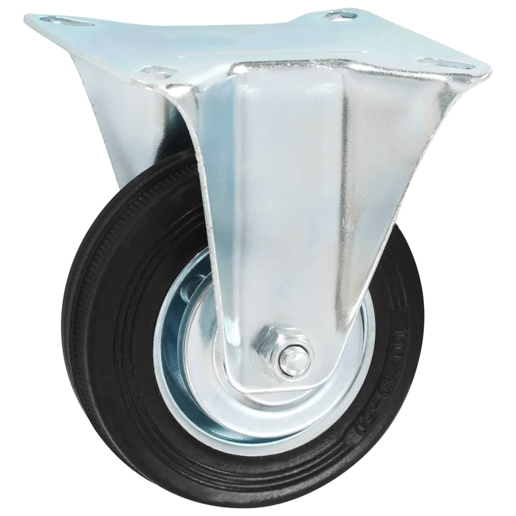 vidaXL 24 kółka nieskrętne, 100 mm